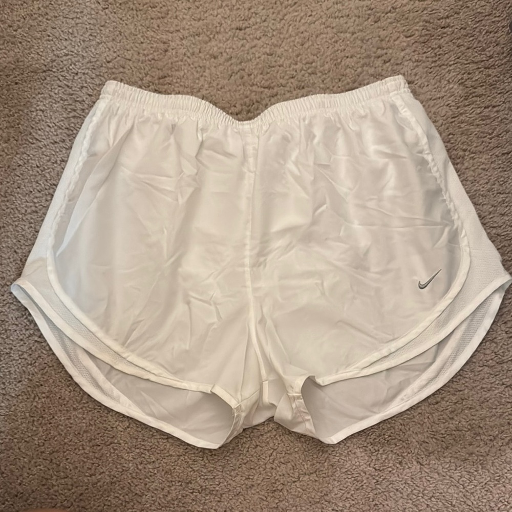 Nike White Athletic Shorts